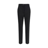 Dolce & Gabbana Black Wool Dress Pants - IT42 | L