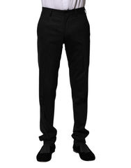 Dolce & Gabbana Black Wool Formal Dress Pants - IT44 | XS - Trousers