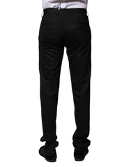 Dolce & Gabbana Black Wool Formal Dress Pants - IT44 | XS - Trousers