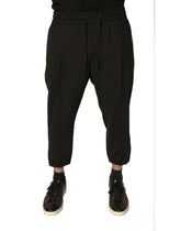 Dolce & Gabbana Black Wool Jogger Jogging Pants - IT50 | L - Joggers