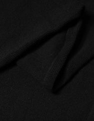 Dolce & Gabbana Black Wool Knit Neck Wrap Shawl Men Scarf