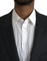 Dolce & Gabbana Black Wool MARTINI Single Breasted Coat Blazer - IT56 | XXL - Sport Jackets