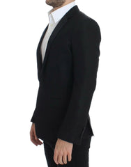 Dolce & Gabbana Black wool MARTINI slim blazer - IT46 | S - Sport Jackets