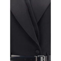 Dolce & Gabbana Black Wool Oves Aries Jacket