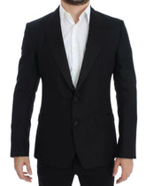 Dolce & Gabbana Black wool silk SICILIA blazer - IT46 | S - Sport Jackets