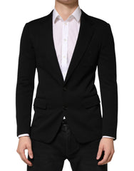 Dolce & Gabbana Black Wool Single Breasted 2 Button Blazer - IT46 | S