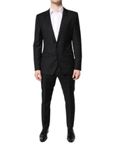 Dolce & Gabbana Black Wool Single Breasted 2 Piece Suit - IT48 | M - Suits