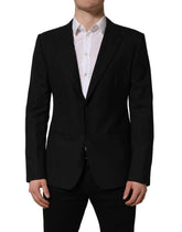 Dolce & Gabbana must villa ühesarves meestele blazer jakett - IT52 | XL
