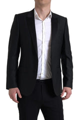 Dolce & Gabbana Black Wool Single Breasted MARTINI Blazer - IT48 | M - Sport Jackets