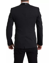 Dolce & Gabbana Black Wool Single Breasted MARTINI Blazerclothing - IT48 | M - Sport Jackets