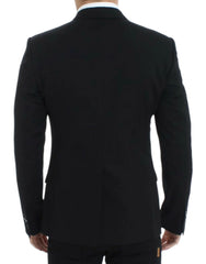 Dolce & Gabbana Black wool slim fit blazer - IT48 | M - Sport Jackets
