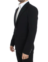 Dolce & Gabbana Black wool slim fit blazer - IT48 | M - Sport Jackets