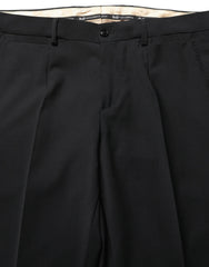 Dolce & Gabbana Black Wool Slim Fit Formal 2 Piece Men Suit - IT46 | S