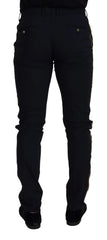 Dolce & Gabbana Black Wool Slim Formal Pants - IT46 | S - Trousers