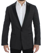 Dolce & Gabbana Black wool slim MARTINI blazer - Sport Jackets