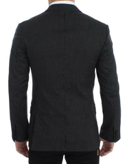Dolce & Gabbana Black wool slim MARTINI blazer - Sport Jackets