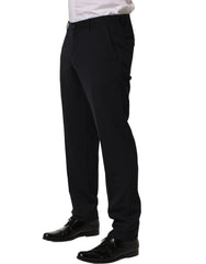 Dolce & Gabbana Black Wool Tapered Leg Dress Trouser Pants - IT50 | L