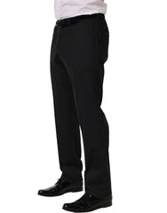 Dolce & Gabbana Black Wool Tapered Leg Dress Trouser Pants - IT52 | XL