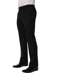 Dolce & Gabbana Black Wool Tapered Men Dress Trouser Pants - IT46 | S
