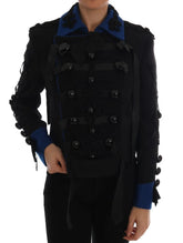 Dolce & Gabbana Black Wool Trench Jacket - IT40|S - Trench Coats
