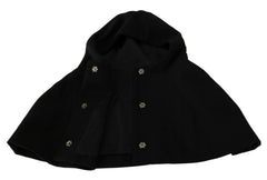 Dolce & Gabbana Black Wool Whole Head Hooded Scarf Hat - 57 cm|S - Scarves & Shawls