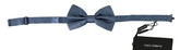 Dolce & Gabbana Blue 100% Silk Adjustable Neck Papillon Bow tie - Neckties