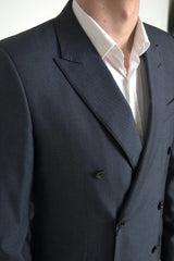 Dolce & Gabbana Blue 2 Piece Double Breasted MARTINI Suit - IT48 | M - Pant Suits