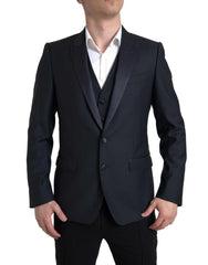 Dolce & Gabbana Blue 2 Piece Single Breasted MARTINI Suit - IT50 | L - Sport Jackets