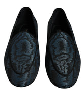 Dolce & Gabbana Mocassins Azuis e Pretos para Homem Sapatos de Vestir Formais - EU41.5/US8.5