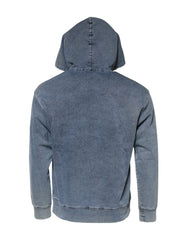 Dolce & Gabbana Blue Cotton Blend Hooded Sweatshirt Sweater - IT50 | L
