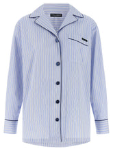 Dolce & Gabbana Blue Cotton Blouse - IT42