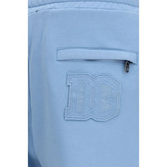 Dolce & Gabbana Blue Cotton Casual Pants - IT46 | S