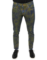 Dolce & Gabbana Blue Cotton Dye Slim Fit Men Denim Jeans - IT48 | M - Jeans