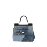 Dolce & Gabbana Blue Cotton Handbag