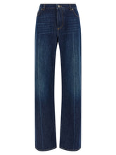Dolce & Gabbana Blue Cotton Straight-Leg Jeans - IT40