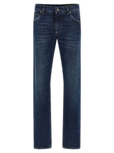 Dolce & Gabbana Blue Cotton Straight-Leg Jeans - IT56 | XL