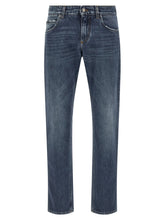 Dolce & Gabbana Blue Cotton Straight-Leg Jeans - XXL