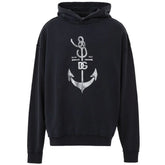 Dolce & Gabbana Blue Cotton Sweatshirt - L - Hoodies