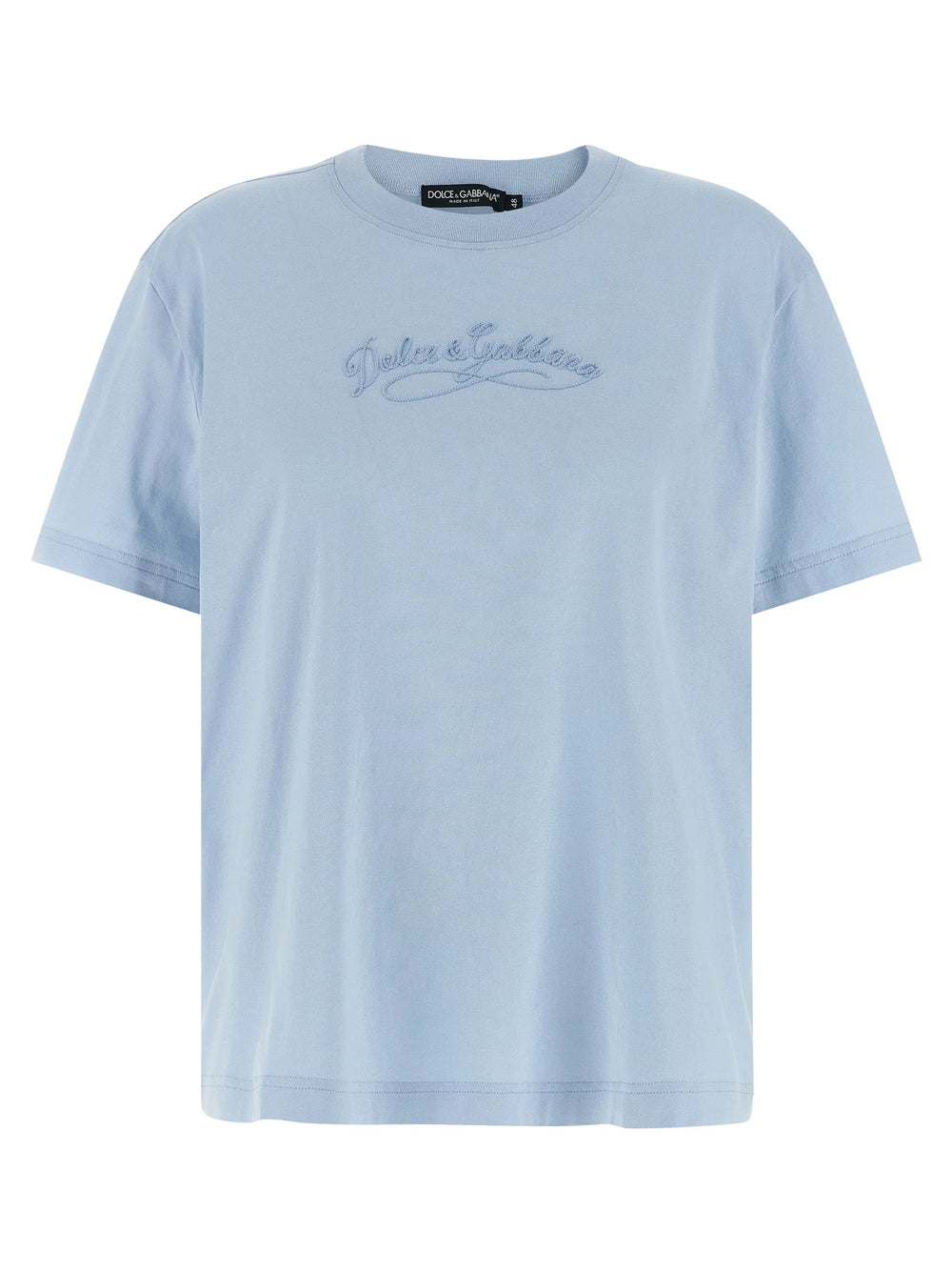 Dolce & Gabbana Blue Cotton T-Shirt