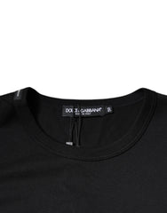 Dolce & Gabbana Blue Crown Crew Neck Short Sleeves T-shirt - IT44 | XS - T-Shirts