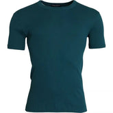 Dolce & Gabbana Blue Green Cotton Round Neck Short Sleeves T-shirt - IT48 | M - T-Shirts