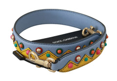 Dolce & Gabbana Blue Handbag Accessory Shoulder Strap Leather - Handbag & Wallet Accessories