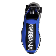 Dolce & Gabbana Blue Logo Low Top Sorrento Sneakers Shoes - EU39.5/US6.5 - Sneakers