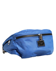 Dolce & Gabbana Blue Logo Plaque Nylon Waist Fanny Pack Men’s Borse Bag - Fanny Packs