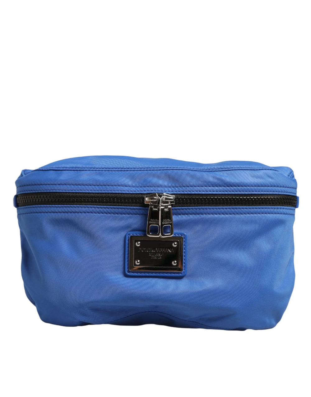 Dolce & Gabbana Blue Logo Plaque Nylon Waist Fanny Pack Men’s Borse Bag - Fanny Packs