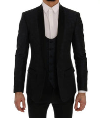 Dolce & Gabbana Blue MARTINI Slim 2 Piece Blazer - IT48 | M - Sport Jackets