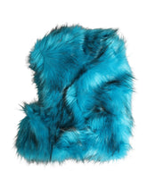 Dolce & Gabbana Blue Modacrylic Fur Women Bucket Capello Hat - 57 cm|S - Bucket Hats
