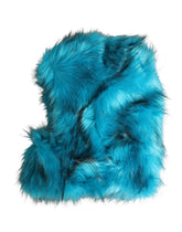 Dolce & Gabbana Blue Modacrylic Fur Women Bucket Capello Hat - 57 cm|S