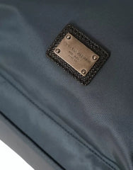Dolce & Gabbana Blue Nylon #DGFamily Patch Men Backpack Bag - Backpacks