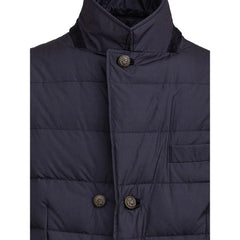 Dolce & Gabbana Blue Polyester Jackets & Coat - Puffer Jackets